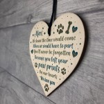 Dog Memorial Wooden Christmas Tree Decoration Personalised Pet