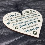 Dog Memorial Wooden Christmas Tree Decoration Personalised Pet