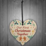 Our First Christmas Together Bauble Novelty Gift For Couple