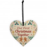 Our First Christmas Together Bauble Novelty Gift For Couple