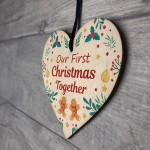 Our First Christmas Together Bauble Novelty Gift For Couple