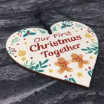 Our First Christmas Together Bauble Novelty Gift For Couple