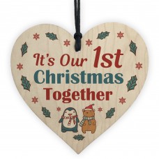 Our 1st Christmas Together Bauble Novelty Gift For Couple