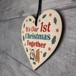 Our 1st Christmas Together Bauble Novelty Gift For Couple