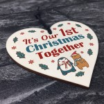 Our 1st Christmas Together Bauble Novelty Gift For Couple