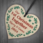 Personalised 1st First Christmas Together Tree Decoration Bauble