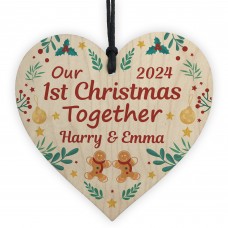 Our 1st Christmas Together Bauble Personalised Couples Bauble