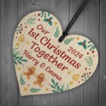 Our 1st Christmas Together Bauble Personalised Couples Bauble