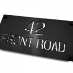 Laser Engraved Address Wall Plaques Personalised House Sign