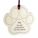 Dog Memorial Christmas Personalised Bauble Pet Memory Ornament