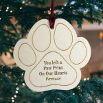 Pet Memorial Tree Decorations Engraved Christmas Bauble For Pets