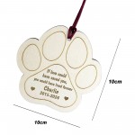 Dog Personalised Memorial Tree Decorations Engraved Ornament