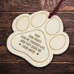 Pet Loss Hanging Ornament Dog Memorial Christmas Tree Decoration
