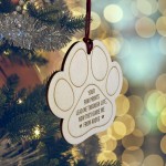 Pet Loss Hanging Ornament Dog Memorial Christmas Tree Decoration