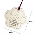 Pet Loss Hanging Ornament Dog Memorial Christmas Tree Decoration
