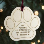 Pet Loss Hanging Ornament Dog Memorial Christmas Tree Decoration