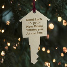 New Home Good Luck Gifts Christmas Tree Decorations Couple 