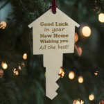 New Home Good Luck Gifts Christmas Tree Decorations Couple 