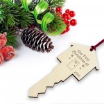 First Christmas In New Home Personalised Bauble Tree Decoration