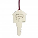 First Christmas In New Home Personalised Bauble Tree Decoration