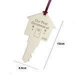 First Christmas In New Home Personalised Bauble Tree Decoration
