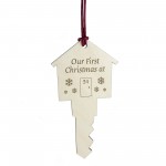 Personalised First Christmas New Home Engraved Bauble Tree Decor