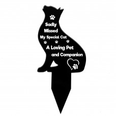Cat Memorial Plaque Cat Memorial Stake Cat Memorial Grave Marker