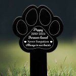 Memorial Plaque For Pet Dog Personalised Dogs Grave Marker