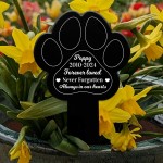 Memorial Plaque For Pet Dog Personalised Dogs Grave Marker