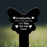 Grandmother Memorial Plaques For Grave Acrylic Grave Marker