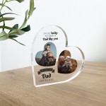 Personalised Dad Birthday Gifts Custom Photo Acrylic Plaque