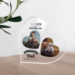 Personalised Dad Birthday Gifts Custom Photo Acrylic Plaque
