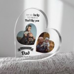 Personalised Dad Birthday Gifts Custom Photo Acrylic Plaque
