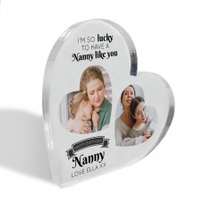 PERSONALISED Luky To Have A Nanny Like You Plaque Gift For Nanny