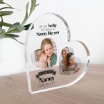 PERSONALISED Luky To Have A Nanny Like You Plaque Gift For Nanny