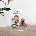 PERSONALISED Luky To Have A Nanny Like You Plaque Gift For Nanny