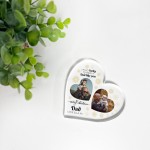Dad Gifts For Christmas Personalised Acrylic Heart Plaque