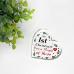 Our 1st Christmas As A Family Of Three Personalised Family Gift