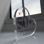 PERSONALISED 50th Birthday Gifts For Women Mum Sister Auntie Nan