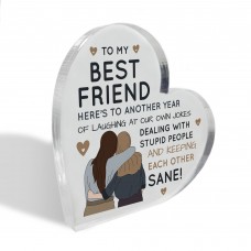 Friendship Gifts Acrylic Plaque Best Friend Gift For Her 