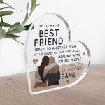 Friendship Gifts Acrylic Plaque Best Friend Gift For Her 