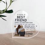 Friendship Gifts Acrylic Plaque Best Friend Gift For Her 