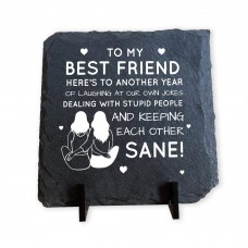Funny Friendship Plaques Gifts For Women Slate Standing Plaque