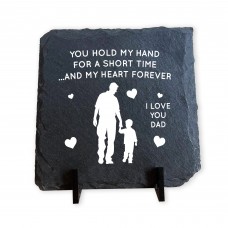Dad Gifts From Son Father And Son Gift Slate Plaque Dad Son Gift