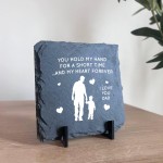Dad Gifts From Son Father And Son Gift Slate Plaque Dad Son Gift