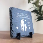 Dad Gifts From Son Father And Son Gift Slate Plaque Dad Son Gift