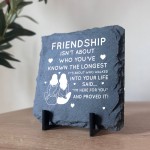 Friendship Plaques Gifts For Women Slate Standing Plaque