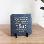 Dad Gift Slate Plaque Gifts for Dad from Daughter Christmas