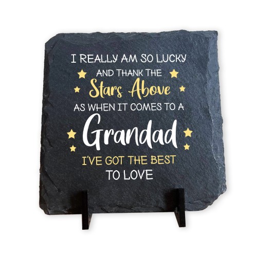 Grandad Gifts from Grandchildren Slate Plaque Grandad Birthday 