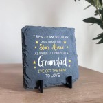 Grandad Gifts from Grandchildren Slate Plaque Grandad Birthday 